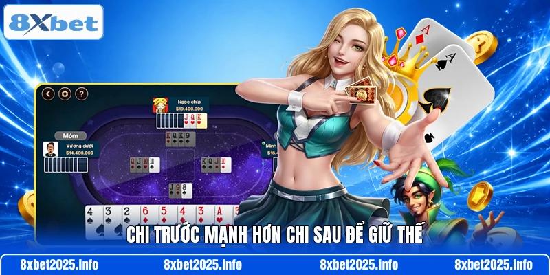 Chi trước mạnh hơn chi sau để giữ thế