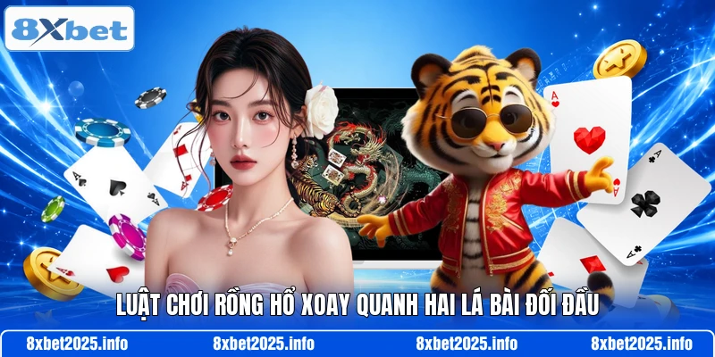 Luật chơi rồng hổ xoay quanh hai lá bài đối đầu